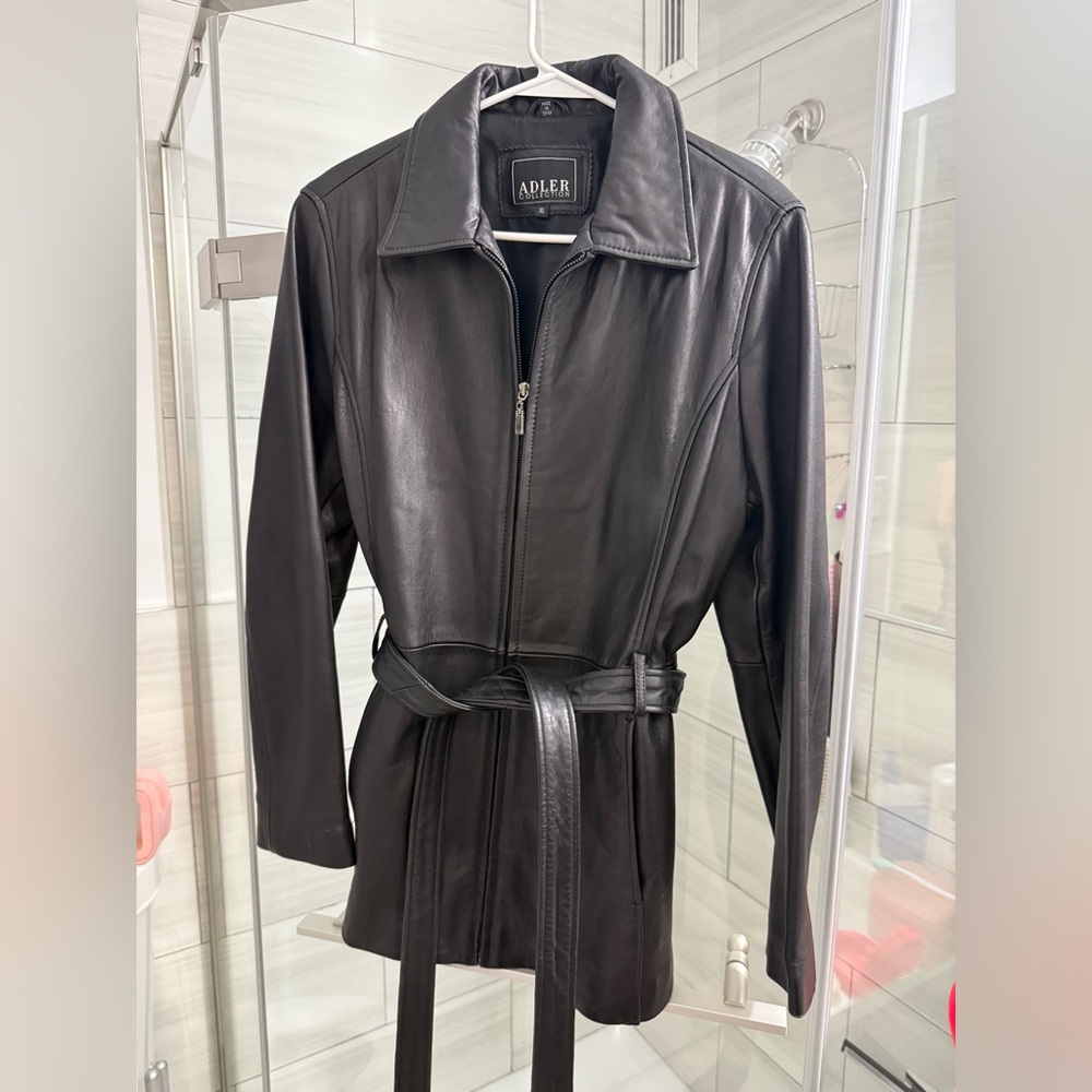 Vintage Women's Black Genuine Leather Jacket